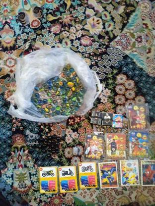 تیله و کارت بازی نو استفاده نشده در گروه خرید و فروش ورزش فرهنگ فراغت در تهران در شیپور-عکس1
