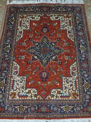 فرش دست بافت تبریزنقش هریس ابعاد1/5×2 در گروه خرید و فروش لوازم خانگی در یزد در شیپور-عکس1