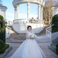 لباس عروس در حد نو سایز38-40