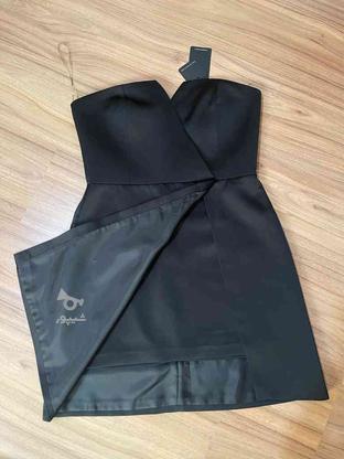 لباس مجلسی ساتن ترک دکلته سایز 40 در گروه خرید و فروش لوازم شخصی در تهران در شیپور-عکس1