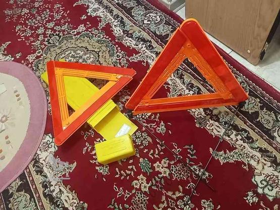 دوعدد مثلث خطر درجه یک در گروه خرید و فروش وسایل نقلیه در آذربایجان شرقی در شیپور-عکس1