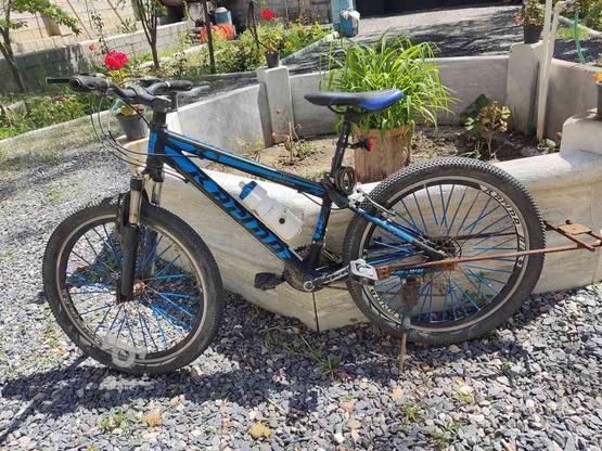 دوچرخه برند راپیدو سایز 24 در گروه خرید و فروش ورزش فرهنگ فراغت در اصفهان در شیپور-عکس1