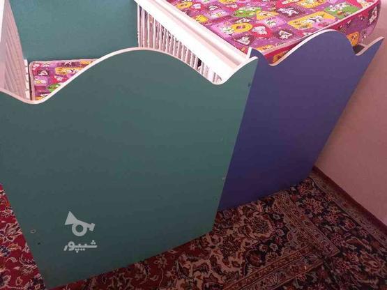 فروش دو عدد تخت ننویی نوزاد با تشک در گروه خرید و فروش لوازم شخصی در مازندران در شیپور-عکس1