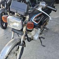 موتور سیکلت هوندا 125 گلکسی با سند و پلاک قدیم 