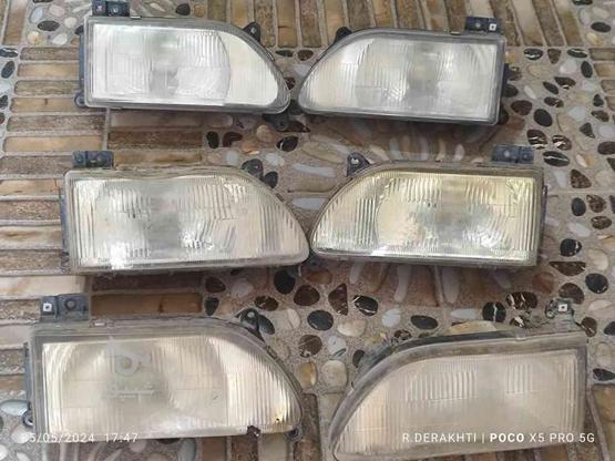 سه جفت چراغ جلو پراید طرح قدیم در گروه خرید و فروش وسایل نقلیه در زنجان در شیپور-عکس1