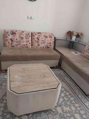 مبلمان 7نفره روکش مخملی ام دی اف دارای دو میز در گروه خرید و فروش لوازم خانگی در اصفهان در شیپور-عکس1