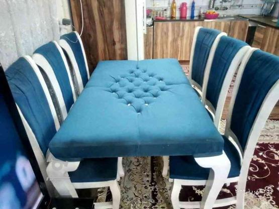 میز و صندلی ناهار خوری 6 نفره در گروه خرید و فروش لوازم خانگی در خوزستان در شیپور-عکس1