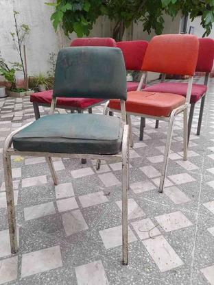 فروش چند صندلی اهنی در گروه خرید و فروش لوازم خانگی در مازندران در شیپور-عکس1