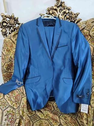 کت شلوار آبی نفتی نو اصلا استفاده نشده سایز 50 در گروه خرید و فروش لوازم شخصی در سمنان در شیپور-عکس1