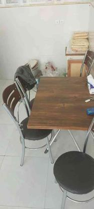 3 دست میز و صندلی ام دی اف در حد در گروه خرید و فروش لوازم خانگی در اردبیل در شیپور-عکس1