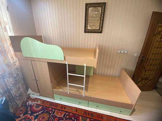 تخت در حد نو دو طبقه mdf در گروه خرید و فروش لوازم خانگی در اردبیل در شیپور-عکس1