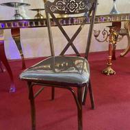 صندلی فلزی طرح چوب تالاری و تشریفاتی
