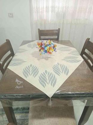 میز غذا خوری تر تمیز در حد نو در گروه خرید و فروش لوازم خانگی در مازندران در شیپور-عکس1