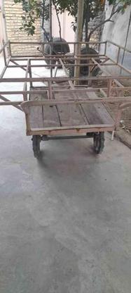 گاری دستی چرخ بزرگ سالم.مرتب در گروه خرید و فروش وسایل نقلیه در گلستان در شیپور-عکس1