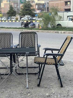 میز استراکچری و صندلی تاشویی در گروه خرید و فروش لوازم خانگی در آذربایجان غربی در شیپور-عکس1