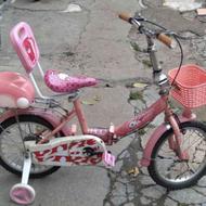 دوچرخه شماره 16 دخترانه سالم و سرویس شده