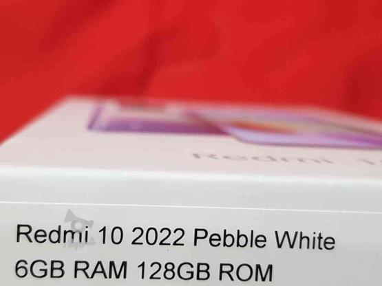 Xiaomi ردمی 10 2022 سفید حافظه 128 و رم 6 گیابایت در گروه خرید و فروش موبایل، تبلت و لوازم در لرستان در شیپور-عکس1
