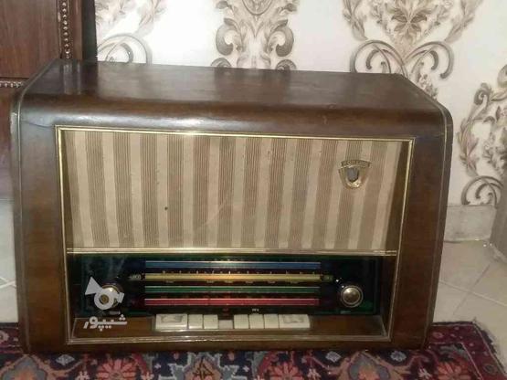 رادیو قدیمی لامپی آنتیک سالم ساخت آلمان در گروه خرید و فروش لوازم خانگی در تهران در شیپور-عکس1