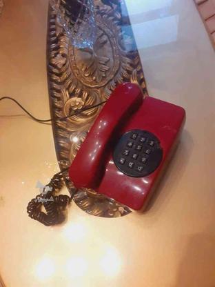 تلفن قدیمی قرمز رنگ سالم در گروه خرید و فروش لوازم خانگی در تهران در شیپور-عکس1