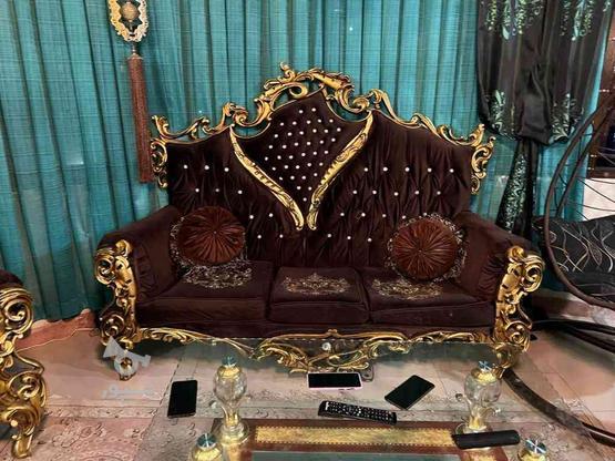مبل 7 نفره سلطنتی آتیشی در گروه خرید و فروش لوازم خانگی در تهران در شیپور-عکس1
