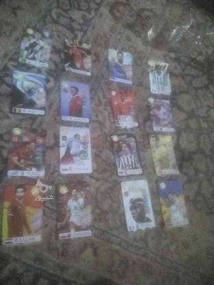 کارت هایه بازی فوتبالی به همراه کارت کندی در گروه خرید و فروش ورزش فرهنگ فراغت در مازندران در شیپور-عکس1