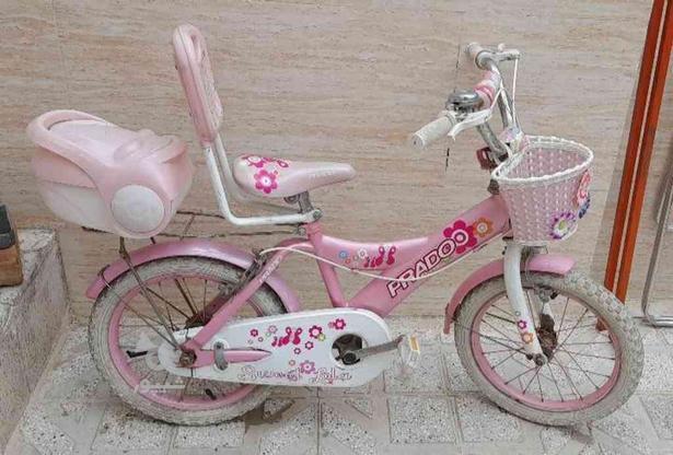 دوچرخه دخترانه سایز 16 در گروه خرید و فروش ورزش فرهنگ فراغت در تهران در شیپور-عکس1