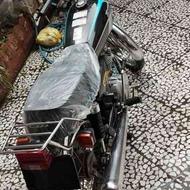 موتور سیکلت پلاک ملی تمیز خشک