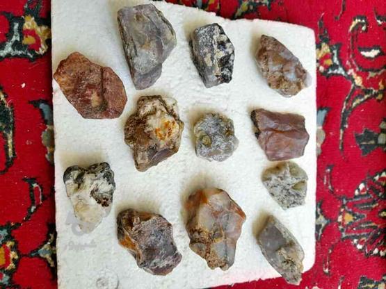 انواع سنگهای راف عقیق جاسپرمعدنی فیروزه وفسیل در گروه خرید و فروش لوازم شخصی در خراسان رضوی در شیپور-عکس1