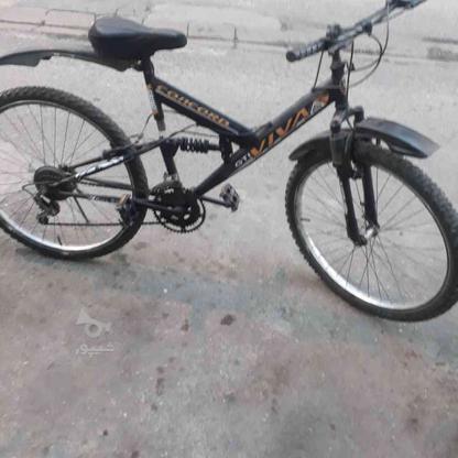 دوچرخه سایز 26دنده ای کمک دار تازه سرویس شده در گروه خرید و فروش ورزش فرهنگ فراغت در مازندران در شیپور-عکس1