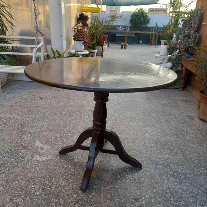 میز گرد تمیز در گروه خرید و فروش لوازم خانگی در اصفهان در شیپور-عکس1