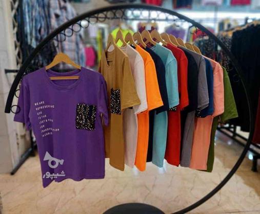 تیشرت نخی زنانه و شلوار تیپ لاکرا 3 خط زنانه در گروه خرید و فروش لوازم شخصی در مازندران در شیپور-عکس1