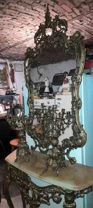 آینه شمعدون وکنسول ازجنس خشکه کاملا سالم در گروه خرید و فروش لوازم خانگی در مازندران در شیپور-عکس1