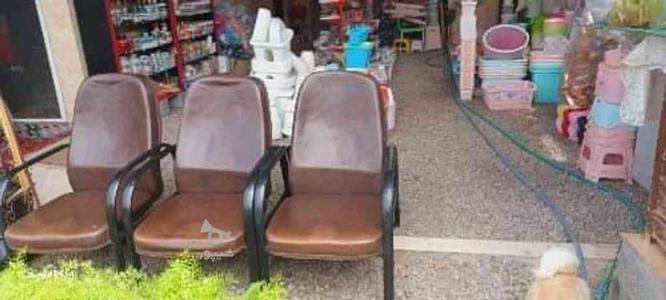 صندلی دسته فلزی چرم در گروه خرید و فروش صنعتی، اداری و تجاری در مازندران در شیپور-عکس1