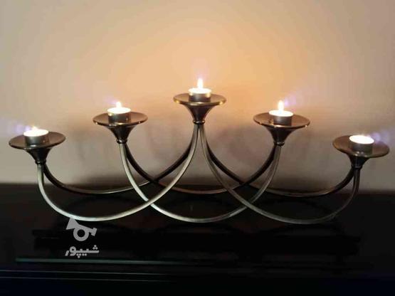 شمعدان 5 شعله ( وارمر - شمع ) در گروه خرید و فروش لوازم خانگی در تهران در شیپور-عکس1
