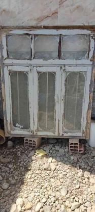 پنجره چوبی قدیمی سالم بدون پوسیدگی در گروه خرید و فروش لوازم خانگی در گلستان در شیپور-عکس1