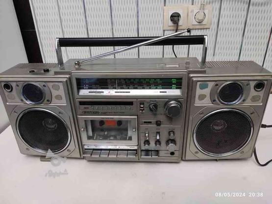رادیو ضبط استریو قدیمی سانیو ژاپنی در گروه خرید و فروش لوازم الکترونیکی در فارس در شیپور-عکس1