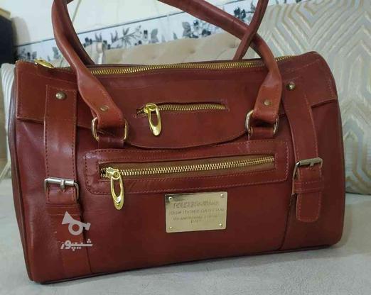 کیف چرم زنانه برند دولچه ایتالیاست در گروه خرید و فروش لوازم شخصی در همدان در شیپور-عکس1