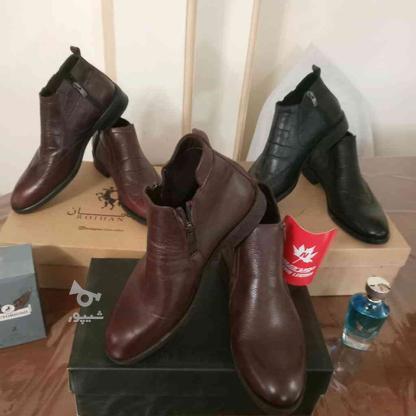 کفش نیم بوت مردانه چرم رجحان در گروه خرید و فروش لوازم شخصی در خراسان رضوی در شیپور-عکس1