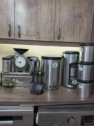 سرویس کامل اشپزخانه استیل مشکی ظرف در گروه خرید و فروش لوازم خانگی در خراسان رضوی در شیپور-عکس1