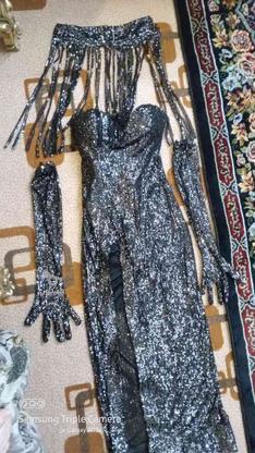 لباس شب و مجلسی ست دستکش شورتک و گلوبند در گروه خرید و فروش لوازم شخصی در تهران در شیپور-عکس1