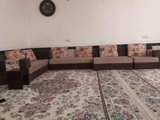 مبل ال تمیز دارای 6بالش بزرگ در گروه خرید و فروش لوازم خانگی در خوزستان در شیپور-عکس1