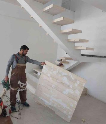 نصاب دکور چوب و پله کلبه سوئیسی نجار وردست کارگاه در گروه خرید و فروش استخدام در تهران در شیپور-عکس1