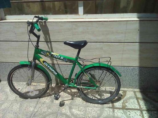 دوچرخه 20 رنگ سبز در گروه خرید و فروش ورزش فرهنگ فراغت در خراسان رضوی در شیپور-عکس1