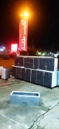 کابینت نو فلزی درب چوبی سه متربالا سه مترپایین بایراق در گروه خرید و فروش لوازم خانگی در مازندران در شیپور-عکس1