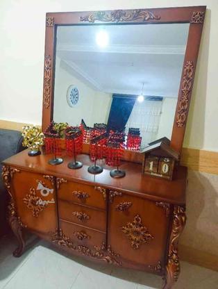 آینه کنسول شیک منبت کاری در گروه خرید و فروش لوازم خانگی در مازندران در شیپور-عکس1