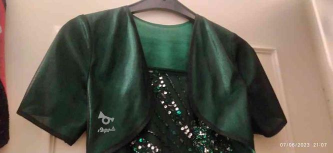 لباس شب مجلسی یشمی براق سایز 38/40 در گروه خرید و فروش لوازم شخصی در تهران در شیپور-عکس1