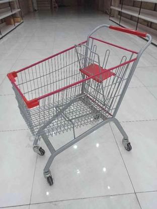 چرخ خرید یا ترولی فروشگاه در گروه خرید و فروش صنعتی، اداری و تجاری در مازندران در شیپور-عکس1