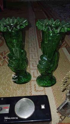 گلدان سبز قدیمی در گروه خرید و فروش لوازم خانگی در خراسان رضوی در شیپور-عکس1