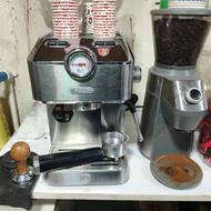 اسپرسو ساز و آسیاب قهوه