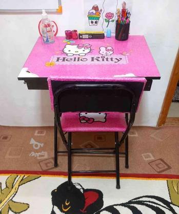 میز تحریر نو تمیز دخترونه تاشو در گروه خرید و فروش لوازم شخصی در مازندران در شیپور-عکس1